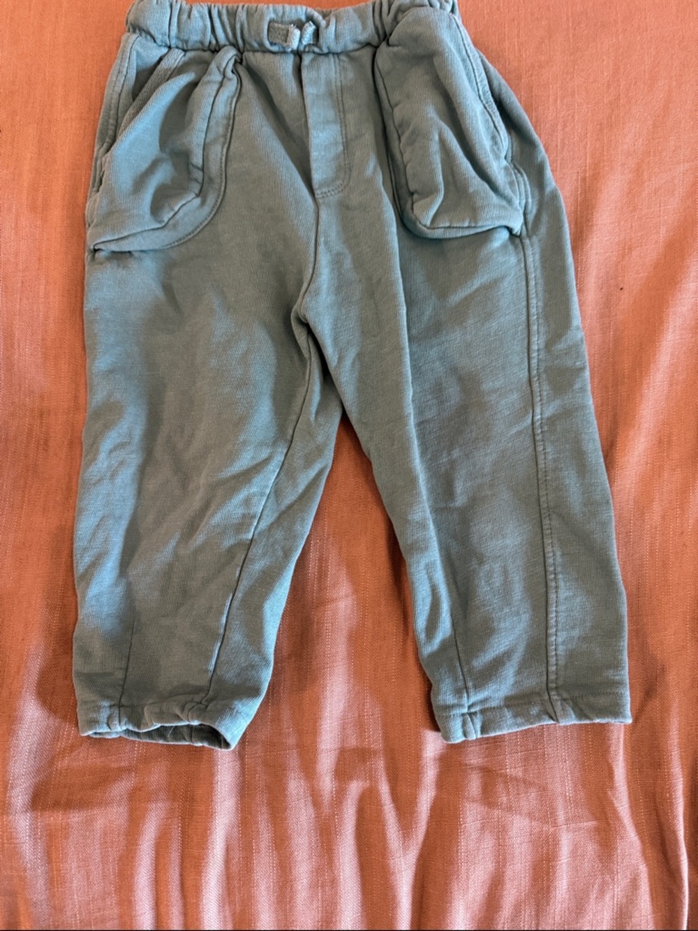 Zara Kids Sage Green Jogger Pants